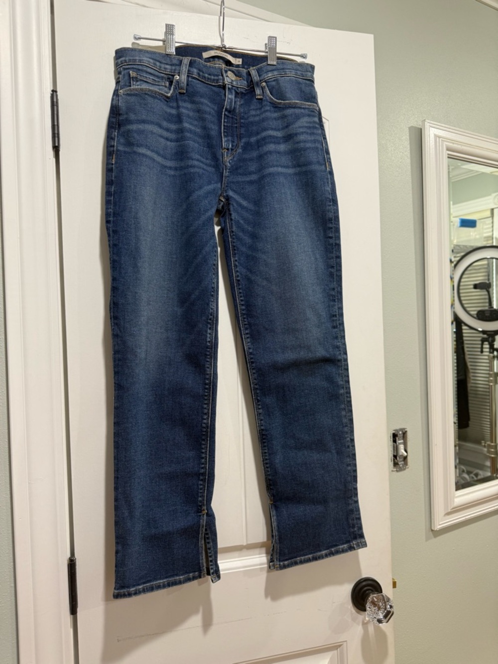 Hudson Jeans Women Boot Cut Dark Blue Denim